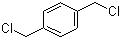 structure of CAS# 623-25-6, alpha,alpha'-Dichloro-p-xylene;1,4-Bis(chloromethyl)benzene