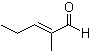 2-Methyl-2-pentenal molecular structure (CAS 623-36-9)