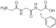 结构式 CAS# 6234-26-0, 甘氨酰甘氨酰-L-苯丙氨酸