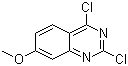 结构式 CAS# 62484-31-5, 2,4-二氯-7-甲氧基喹唑啉