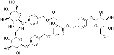 结构式 CAS# 62499-28-9, 巴利森苷
