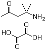 结构式 CAS# 625-03-6, 4-氨基-4-甲基-2-戊酮草酸盐