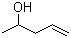 structure of CAS# 625-31-0, 4-Penten-2-ol