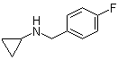structure of CAS# 625437-46-9, Cyclopropyl(4-fluorobenzyl)amine;N-Cyclopropyl-4-fluorobenzylamine