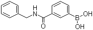 结构式 CAS# 625470-96-4, 3-苄氨羰基苯硼酸