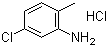 结构式 CAS# 6259-42-3, 2-氨基-4-氯甲苯盐酸盐