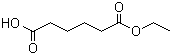 structure of CAS# 626-86-8, Monoethyl Adipate;Adipic acid monoethyl ester; Hexanoic acid monoethyl ester