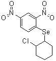 2-Chlorocyclohexyl 2,4-dinitrophenyl selenide molecular structure (CAS 6265-76-5)