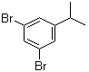 结构式 CAS# 62655-20-3, 1,3-二溴-5-异丙基苯