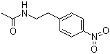 structure of CAS# 6270-07-1, N-(4-Nitrophenethyl)acetamide;N-Acetyl-2-(4-nitrophenyl)ethylamine
