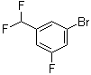 结构式 CAS# 627526-90-3, 1-溴-3-氟-5-(二氟甲基)苯