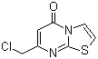 结构式 CAS# 62773-09-5, 7-(氯甲基)-5H-[1,3]噻唑并[3,2-a]嘧啶-5-酮