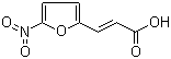 structure of CAS# 6281-23-8, 3-(5-Nitro-2-furyl)acrylic acid;(2E)-3-(5-Nitro-2-furyl)acrylic acid