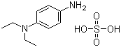 结构式 CAS# 6283-63-2, 对氨基二乙基苯胺硫酸盐; 对氨基-N,N-二乙基苯胺硫酸盐; N,N-二乙基对苯二胺硫酸盐