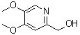 structure of CAS# 62885-49-8, 4,5-Dimethoxy-2-pyridinemethanol