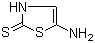 structure of CAS# 6294-51-5, 5-Amino-2-mercaptothiazole;NSC 9442