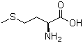structure of CAS# 63-68-3, L-Methionine;L-2-Amino-4-(methylthio)butyric acid