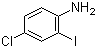 结构式 CAS# 63069-48-7, 2-碘-4-氯苯胺