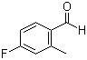 structure of CAS# 63082-45-1, 4-Fluoro-2-methylbenzaldehyde