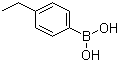 结构式 CAS# 63139-21-9, 4-乙基苯硼酸; 对乙基苯硼酸