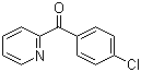 structure of CAS# 6318-51-0, (4-Chlorophenyl)(2-pyridinyl)methanone