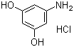 结构式 CAS# 6318-56-5, 5-氨基-1,3-苯二醇盐酸盐