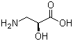 结构式 CAS# 632-13-3, (S)-异丝氨酸; (S)-2-羟基-3-氨基丙酸