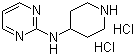 结构式 CAS# 63260-58-2, N-(哌啶-4-基)嘧啶-2-胺二盐酸盐