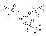 Iron(III) trifluoromethanesulfonate molecular structure (CAS 63295-48-7)