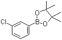 结构式 CAS# 635305-47-4, 3-氯苯硼酸频哪醇酯