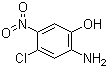结构式 CAS# 6358-07-2, 2-氨基-4-氯-5-硝基苯酚