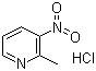 结构式 CAS# 63585-69-3, 2-甲基-3-硝基吡啶盐酸盐