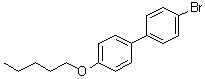 structure of CAS# 63619-51-2, 4-Bromo-4'-(pentyloxy)biphenyl
