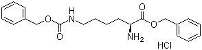 structure of CAS# 6366-70-7, N6-Cbz-L-Lysine benzyl ester hydrochloride;Benzyl N6-benzyloxycarbonyl-L-lysinate hydrochloride