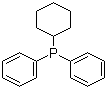 结构式 CAS# 6372-42-5, 二苯基环己基膦