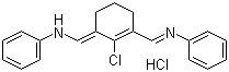 结构式 CAS# 63857-00-1, N-[(3-(苯胺基亚甲基)-2-氯-1-环己烯-1-基)亚甲基]苯胺盐酸盐