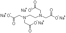 结构式 CAS# 64-02-8, 乙二胺四乙酸四钠; EDTA 四钠