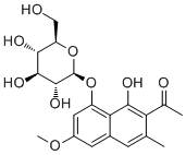 structure of CAS# 64032-49-1, Torachrysone 8-O-glucoside