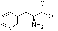 structure of CAS# 64090-98-8, L-3-Pyridylalanine;3-(3-Pyridyl)-L-alaine; (S)-2-Amino-3-(3-pyridyl)propionic acid