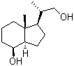 structure of CAS# 64190-52-9, Inhoffen Lythgoe diol;(1R,3aR,4S,7aR)-1-((S)-1-Hydroxypropan-2-yl)-7a-methyloctahydro-1H-inden-4-ol