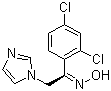 structure of CAS# 64211-06-9, (Z)-2'-(1H-Imidazole-1-yl)-2,4-dichloroacetophenone oxime ;(Z)-1-(2,4-Dichlorophenyl)-2-(1H-imidazol-1-yl)ethanone hydroxime