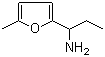 structure of CAS# 64271-00-7, 1-(5-Methylfuran-2-yl)propylamine;alpha-Ethyl-5-methyl-2-furanmethanamine