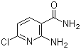 structure of CAS# 64321-24-0, 2-Amino-6-chloronicotinamide