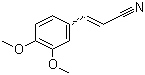 3,4-Dimethoxycinnamonitrile molecular structure (CAS 6443-72-7)