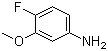 结构式 CAS# 64465-53-8, 4-氟-3-甲氧基苯胺; 3-甲氧基-4-氟苯胺