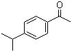 structure of CAS# 645-13-6, 4'-Isopropylacetophenone;1-[4-(1-Methylethyl)phenyl]ethan-1-one