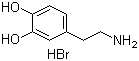 结构式 CAS# 645-31-8, 3-羟基酪胺氢溴酸盐; 2-(3,4-二羟基苯基)乙胺氢溴酸盐