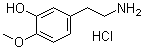 4-O-Methyldopamine hydrochloride molecular structure (CAS 645-33-0)