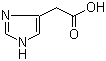 结构式 CAS# 645-65-8, 咪唑-4-乙酸