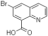 structure of CAS# 64507-38-6, 6-Bromoquinoline-8-carboxylic acid